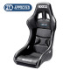 Sparco QRT-R Sky - Sedile da corsa in pelle omologato FIA