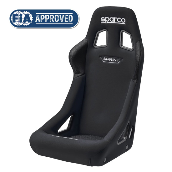 Sedile Racing Sparco SPRINT - Omologato FIA - Nero