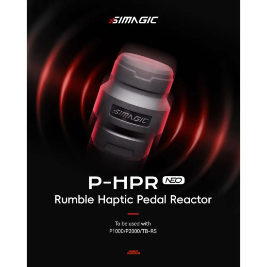 Simagic P-HPR Neo Reattore Pedale Haptico