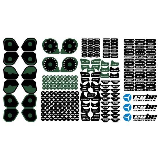 Adesivi personalizzati Cube Controls