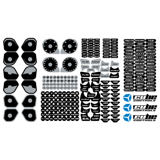 Adesivi personalizzati Cube Controls
