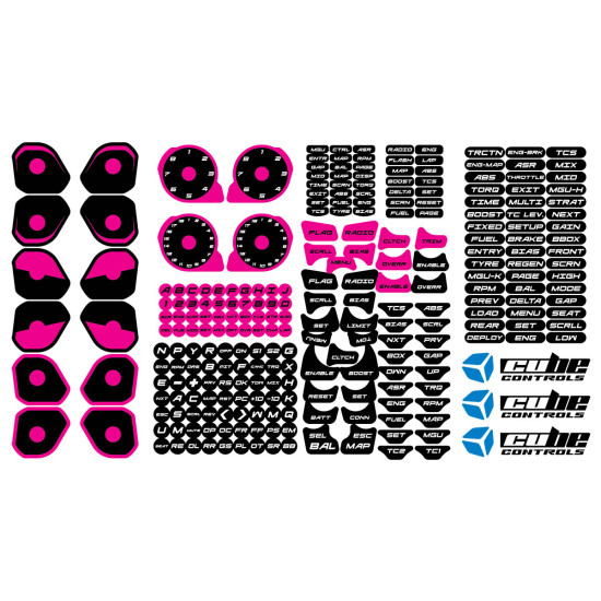 Adesivi personalizzati Cube Controls