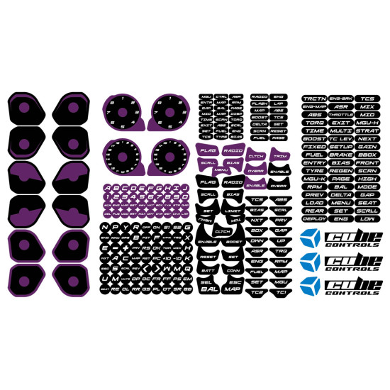 Adesivi personalizzati Cube Controls