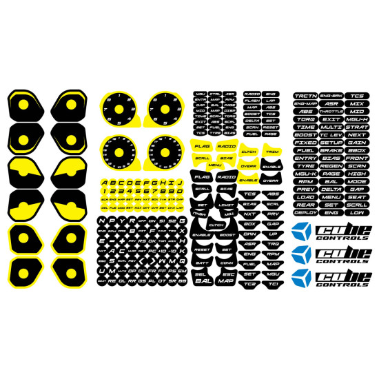 Adesivi personalizzati Cube Controls