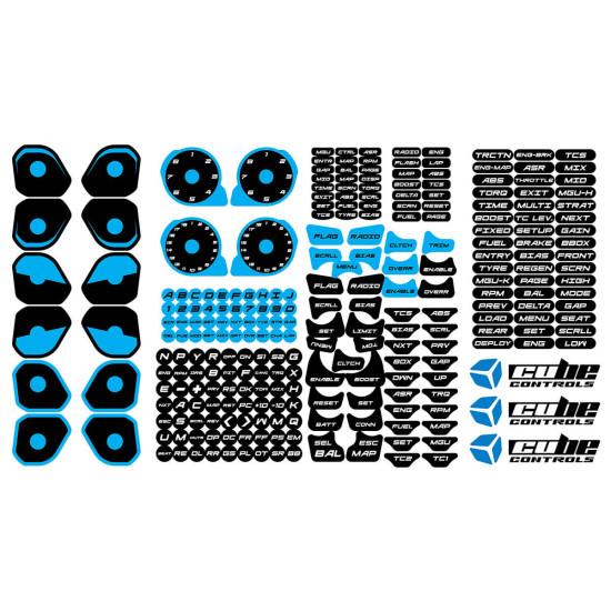 Adesivi personalizzati Cube Controls