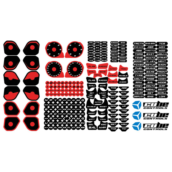 Adesivi personalizzati Cube Controls