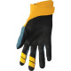 Guanti THOR Agile Rival Teal Giallo