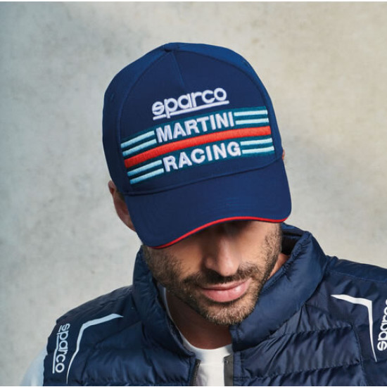 Cappellino Flex Martini Racing - Blu Navy