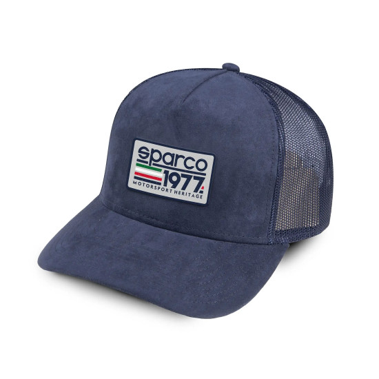 Sparco Cap Trucker - Blu Marino