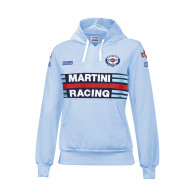 Felpa con cappuccio da donna Sparco Martini Racing &ndash; Azzurro