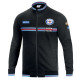 Felpa da uomo con zip intera Martini Racing &ndash; Nera
