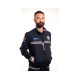 Felpa da uomo con zip intera Martini Racing &ndash; Nera