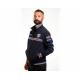 Felpa da uomo con zip intera Martini Racing &ndash; Nera