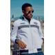 Felpa da uomo con zip intera Martini Racing &ndash; Bianca