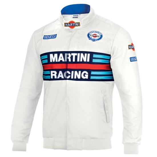 Giubbotto bomber da uomo Martini Racing &ndash; Bianco