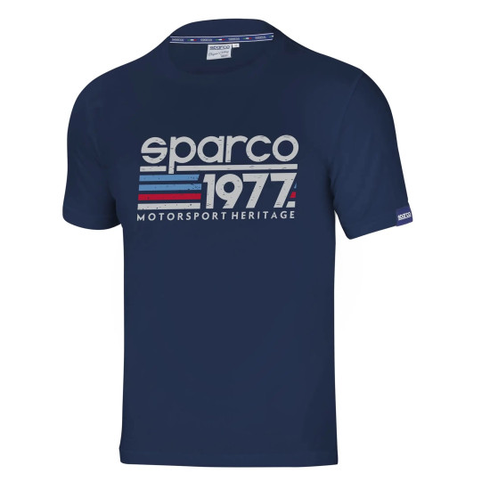 Maglietta da uomo Sparco 1977 - Blu Navy