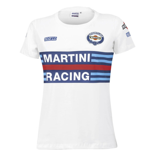 T-shirt da donna Sparco Martini Racing &ndash; Bianca