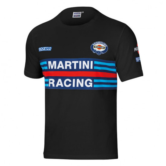 Maglietta da uomo Sparco Martini Racing - Nera