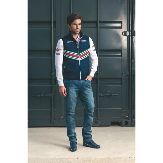 Gilet replica da uomo Martini Racing - Blu Navy