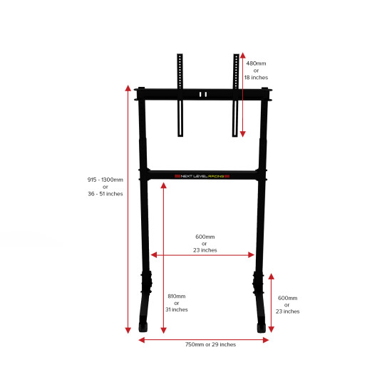 Supporto Indipendente per Monitor Singolo Next Level Racing