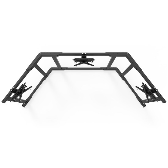 RSeat TX90 Black - Supporto per TV a Tre Schermi da 65 a 90 Pollici