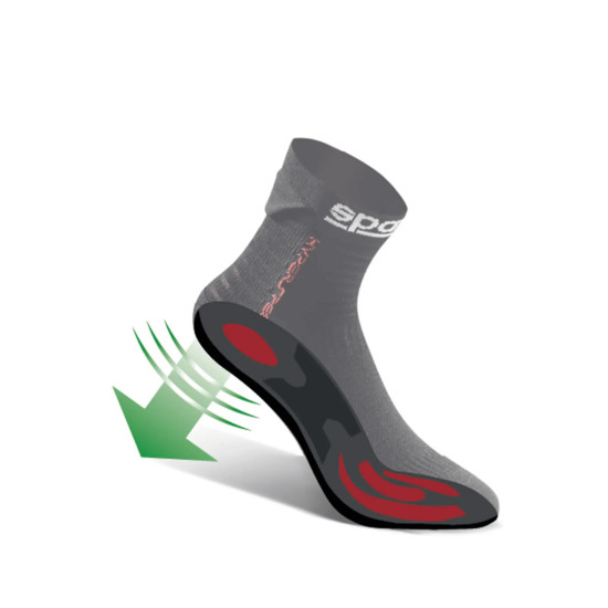 Sparco HYPERSPEED - Nero e Rosso