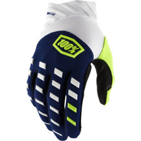 100% Airmatic 22 Navy/White