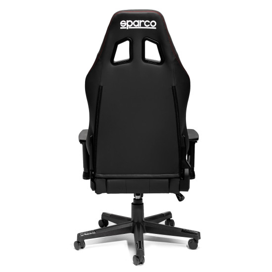 Sparco Coach Sedia da Ufficio - Nero / Rosso