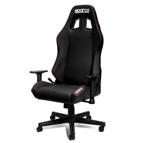 Sparco Coach Sedia da Ufficio - Nero / Rosso