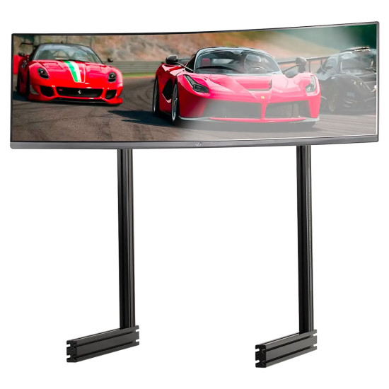 ELITE Supporto Singolo per Monitor Autoportante Nero