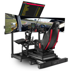 Next Level Racing Elite Supporto per Quattro Monitor - Grigio Carbonio