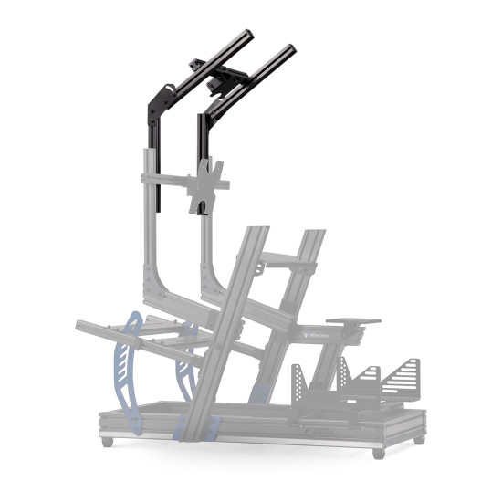 Next Level Racing F-GT Elite Supporto Diretto Monitor Aggiuntivo Sopra Carbon Grey