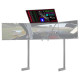 Next Level Racing Elite Supporto Libero per Quattro Monitor Nero
