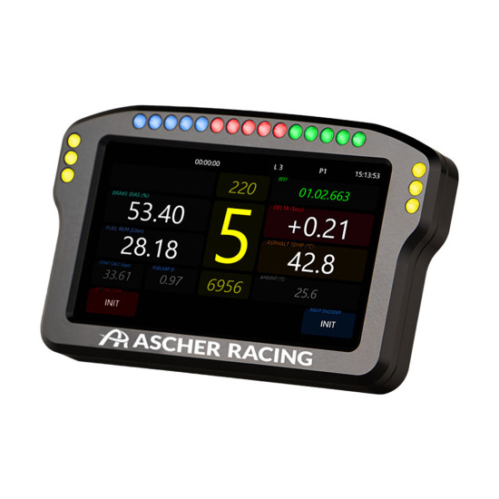 Ascher Racing Cruscotto 4/5 pollici