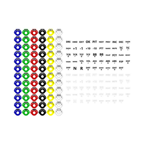 Ascher Racing Etichette B16/B24/F28/F64