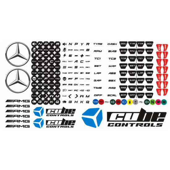 Cube Controls Adesivi AMG