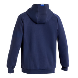 Gulf Felpa con Cappuccio e Zip Intera - Blu Navy