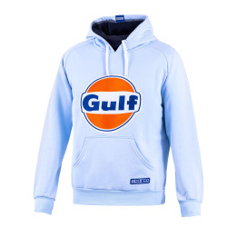 Gulf Felpa con Cappuccio - Azzurro Chiaro