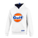 Gulf Felpa con Cappuccio Brand - Bianco