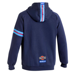 Hooded Full Zip Martinig Racing MY25 - Blu Navy