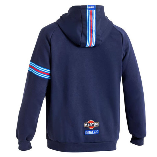 Hooded Full Zip Martinig Racing MY25 - Blu Navy