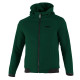 Felpa con cappuccio e zip intera Sparco - Verde