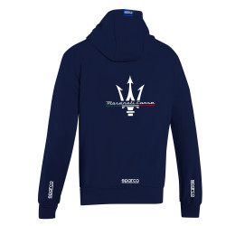 Felpa con cappuccio Maserati - Blu Navy