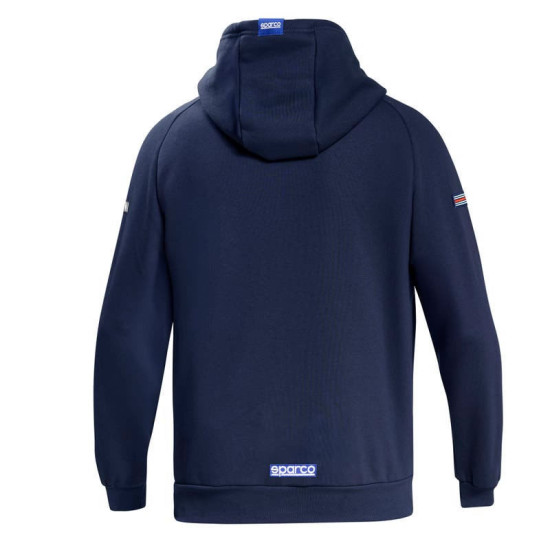 Felpa con cappuccio Lancia 037 Rally Martini Racing - Blu Navy