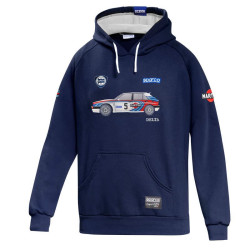 Felpa con cappuccio Lancia Delta Martini Racing - Blu scuro