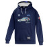 Felpa con cappuccio Lancia Delta S4 Martini Racing - Blu Navy