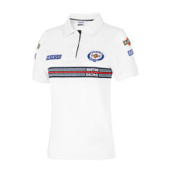 Polo Replica Martini Racing Sparco Donna - Bianco