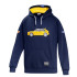 Lancia Delta HF Felpa con cappuccio - Blu scuro / Giallo