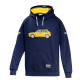 Lancia Delta HF Felpa con cappuccio - Blu scuro / Giallo