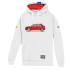 Lancia Delta HF Felpa con cappuccio - Bianco / Rosso